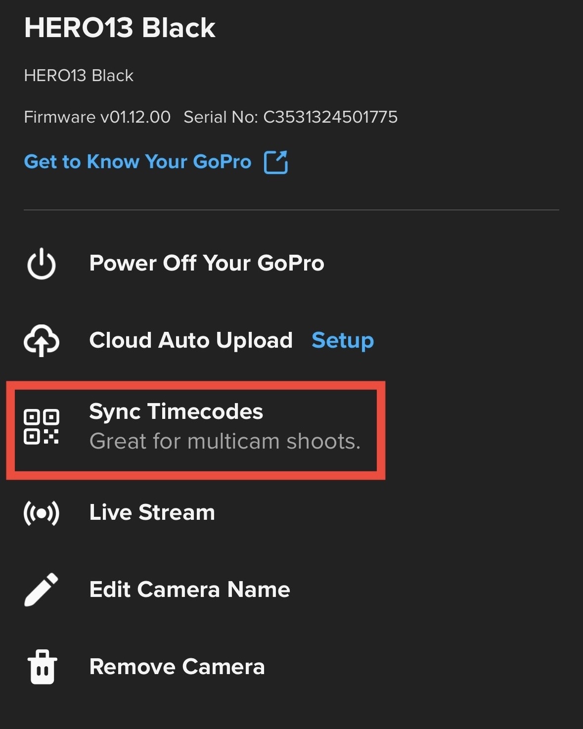 How To Use Timecode Sync
