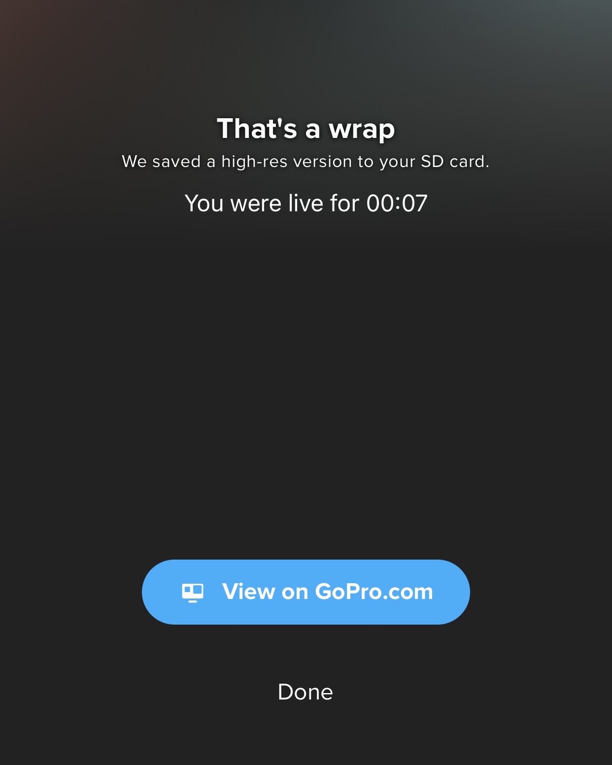 Mit deiner GoPro live streamen