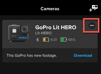 LIT HERO：カメラのシリアル番号を確認する方法