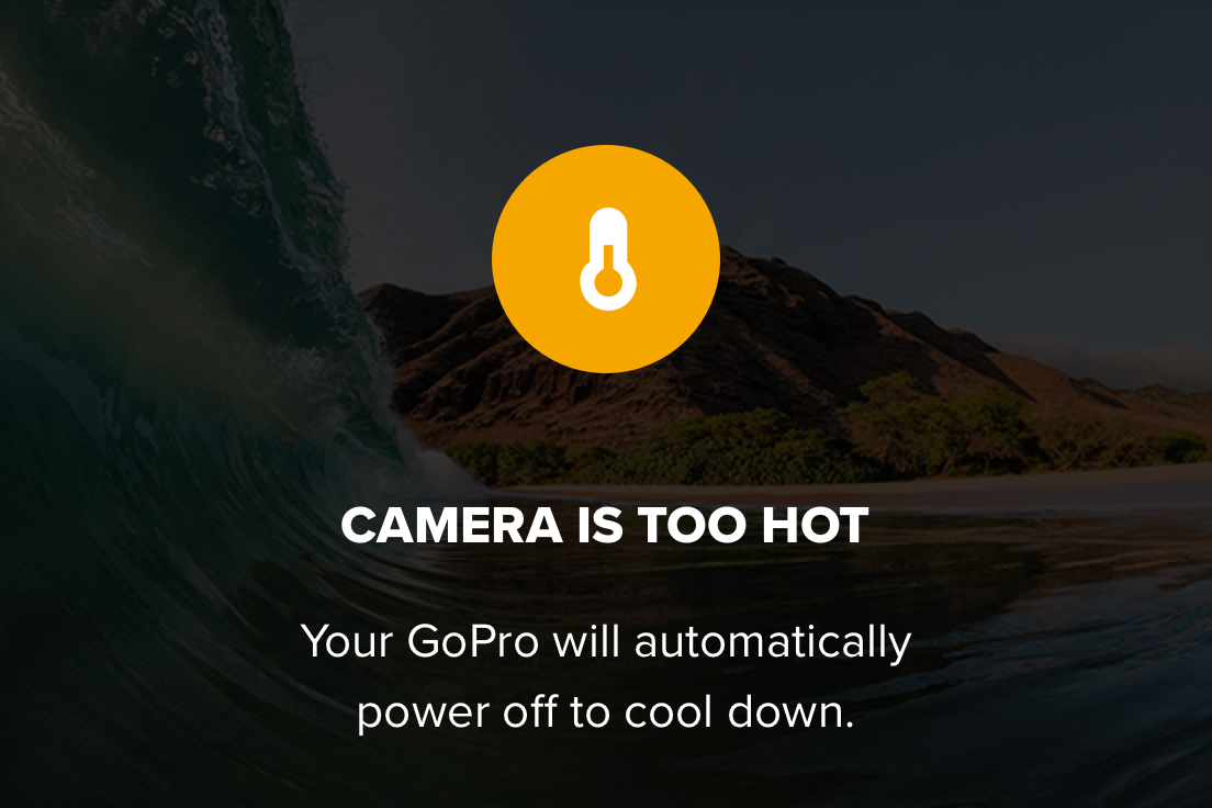 HERO10 Black: Camera Is Too Hot