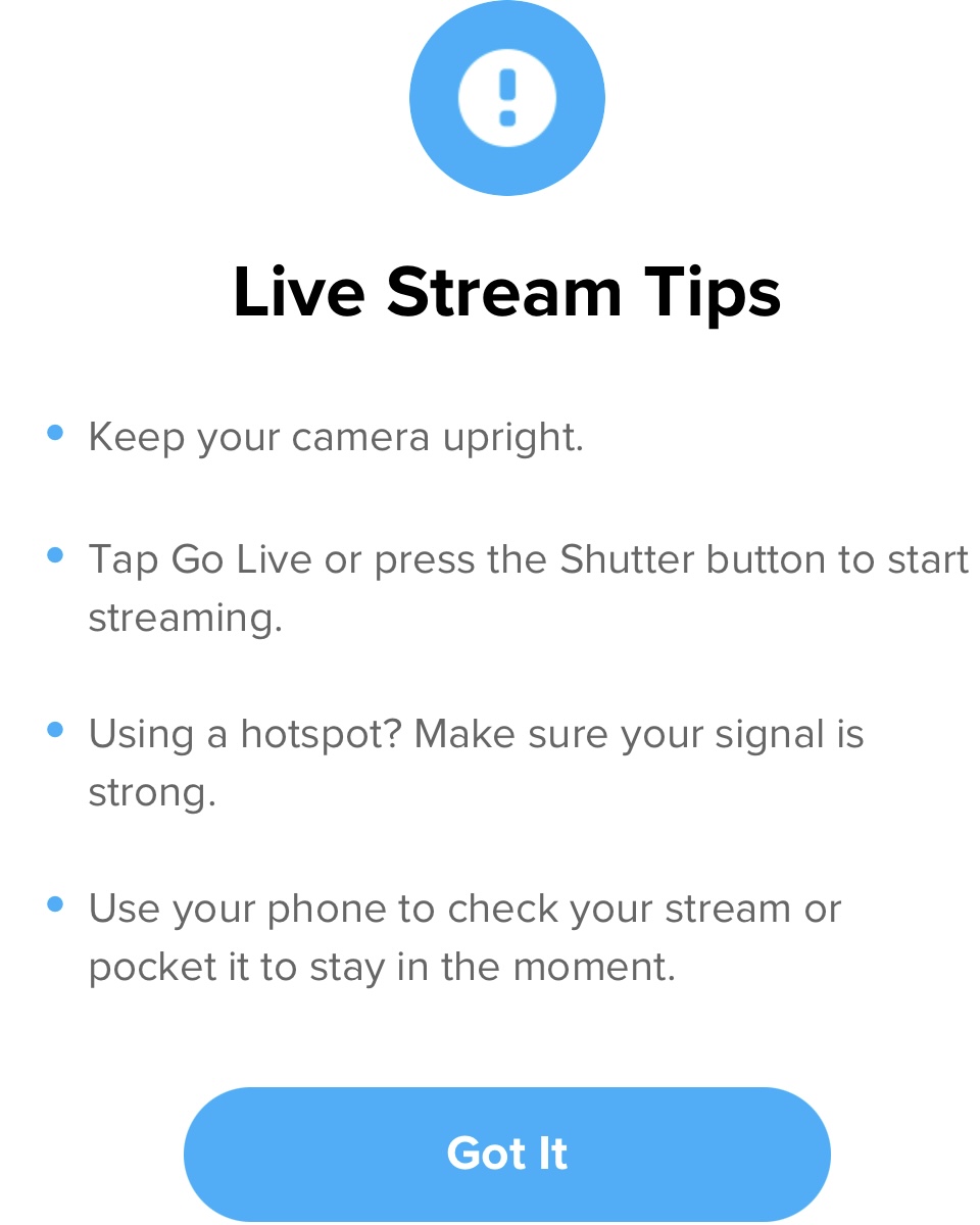 How To Live Stream From Your GoPro
