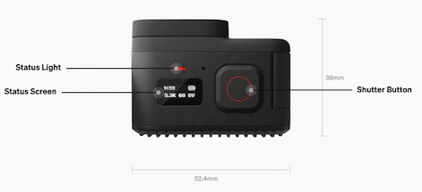 HERO11 Black Mini：カメラサイズと重量