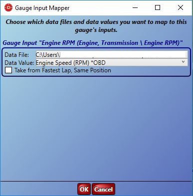 DashWare Gauges Aren't Properly Showing Telemetry From a Data File