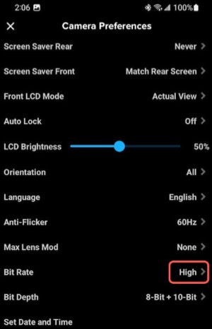HERO13 Black: 10-Bit Log Encoding
