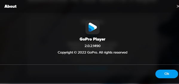 The Log in Reelsteady menu in GoPro Player is greyed out. How can
