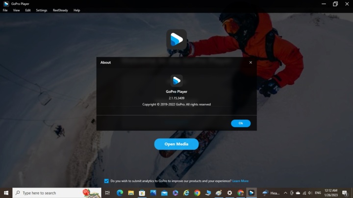 GoPro Player on Win10 is now failing to open anything. It looks like others  are seeing the same issue based on another recent comment. Is there a fix  for this?